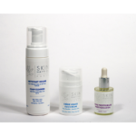 Trio Nettoyant mousse, creme visage et huile prestigieuse skinhaptics